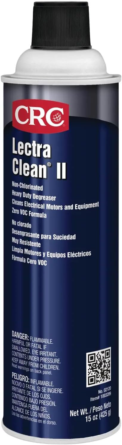 CRC Lectra Clean II heavy duty degreaser aerosol can front view