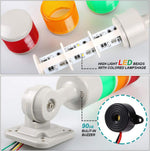 LUBAN industrial LED stack light steady and flashing mode switch
