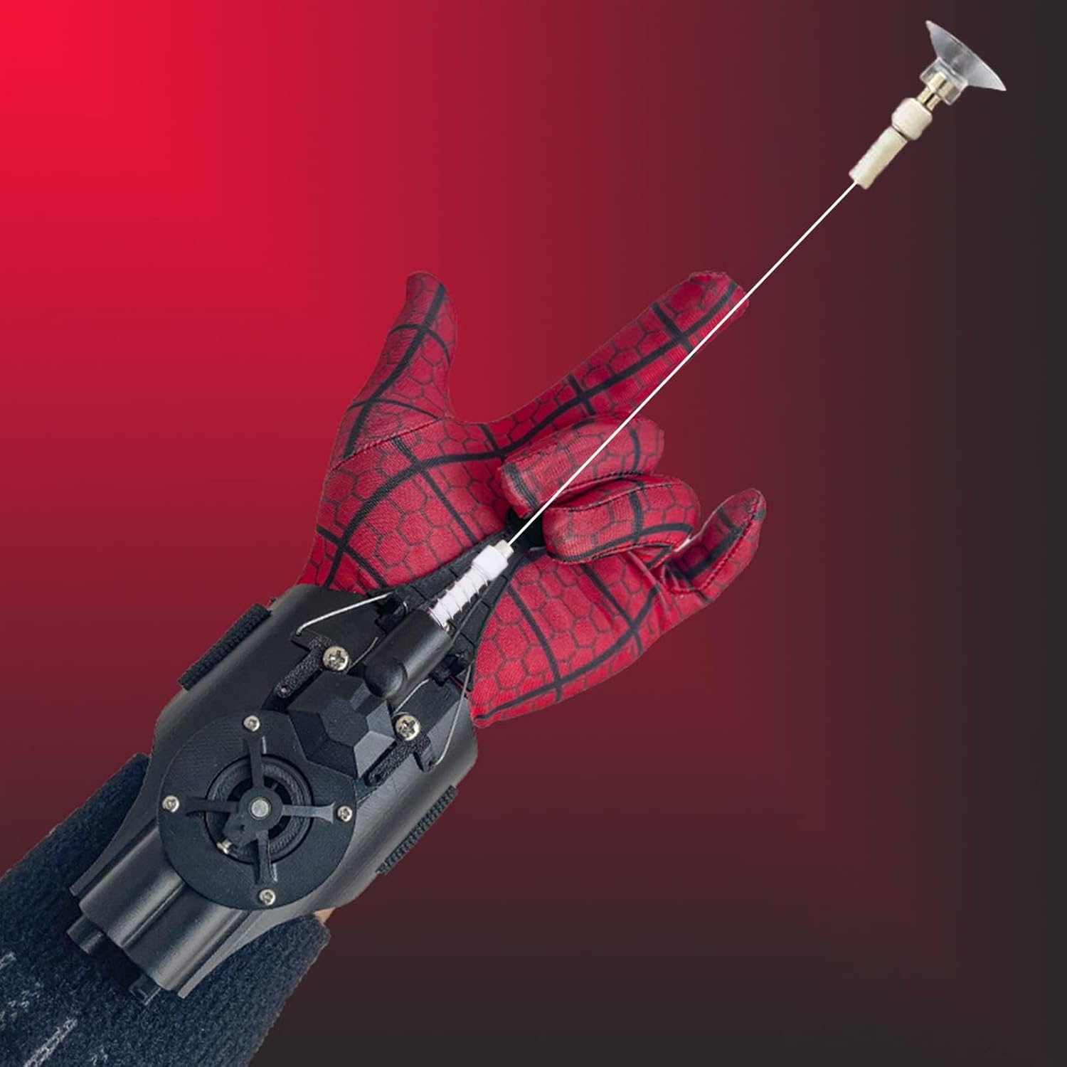 QHJIU Spider Web Shooter front view of wrist toy launcher