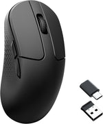Keychron M3 Mini Wireless Optical Mouse, Bluetooth 5.1/2.4 GHz/Wired Gaming Mouse, Programmable PixArt 3395 Sensor with up to 26,000 DPI/ 650 IPS, Lightweight Ergonomic for Windows Mac Linux - White - Image 14
