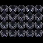 DQITJ small reptile feeding bowl front view plastic dish