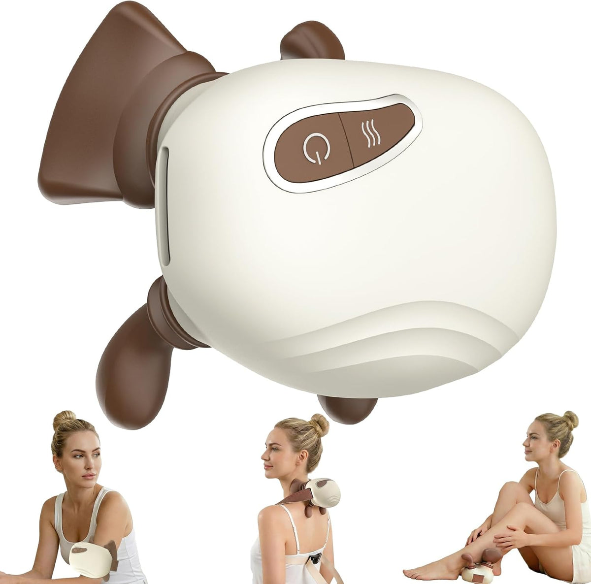 Lideeya 4D Wireless Neck Shoulder Massager front view