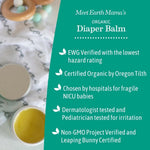 Earth Mama 2 ounce herbal balm jar with cap