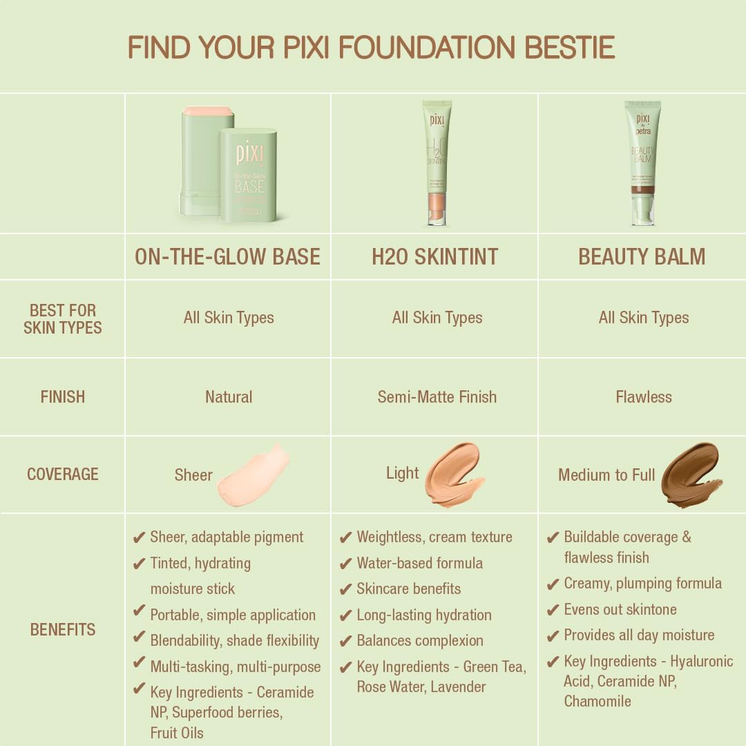 Pixi Beauty On-The-Glow Base swatch on hand
