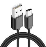 Suptig USB Type C GoPro charging cable front view showing premium black connectors.