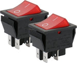 Baomain DPST rocker switch front view