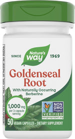 Natures Way Goldenseal Root bottle container lifestyle