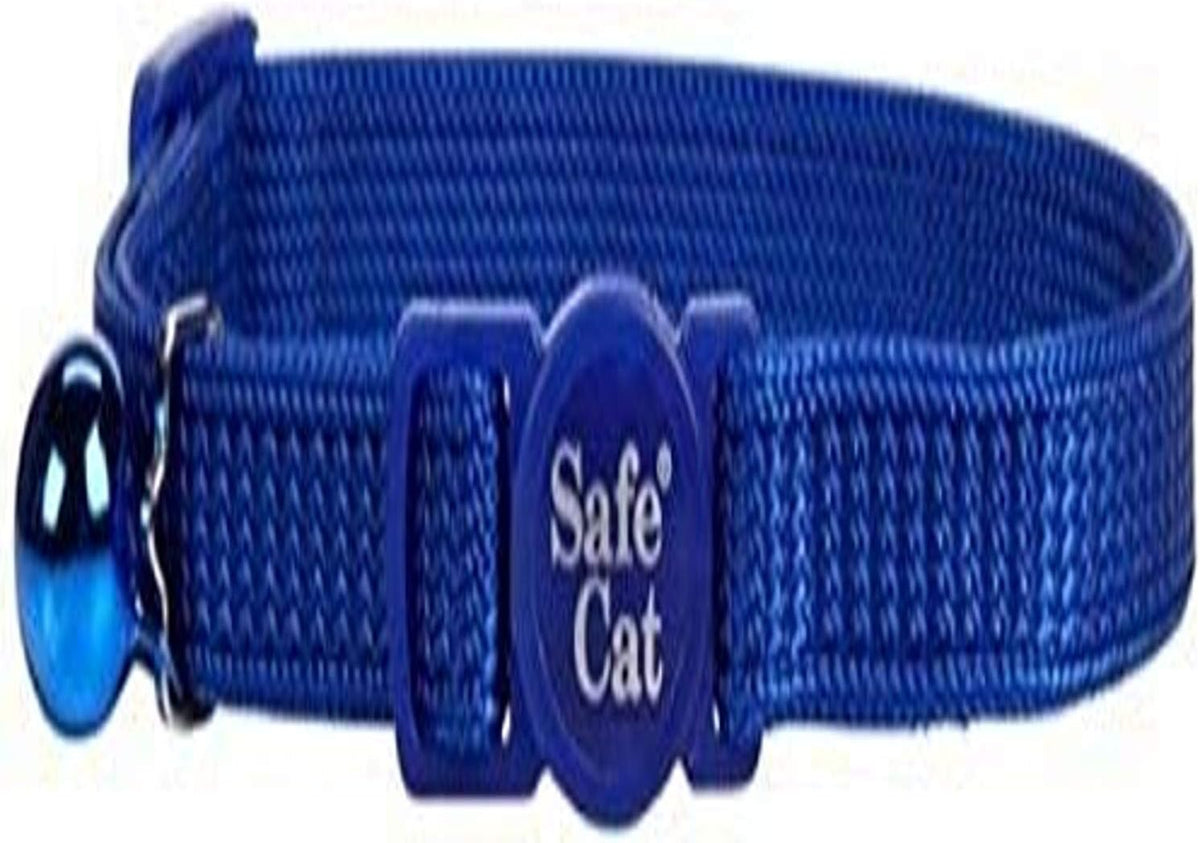 Coastal Breakaway Collar Cat Blue front view pet accessory