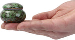 Small Ceramic Urn for Human Ashes - 1.6'' Handicrafted Beautiful Tiny Keepsake - Mini Urn Holds 1.2 Cubic Inches (Red) - Image 13