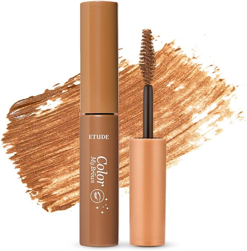 ETUDE Color My Brows Big Size, Brow Mascara, 3D Natural Coloring, Beeswax & Carnauba Wax, Moisturizing Brow Care, Eyebrow tint, Soft Gel Texture, Korean Makeup, Beauty, Rich Brown (0.304 Fl Oz) - Image 12