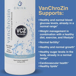 Eniva Health VANCHROZIN supplement facts and dosage instructions on the back label