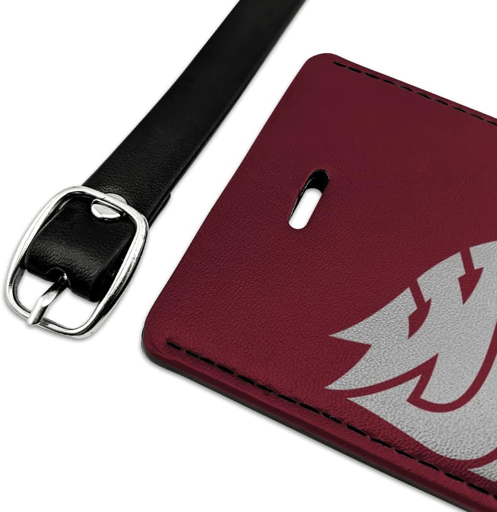 Graphics & More Washington St luggage tag reverse side with clear vinyl window