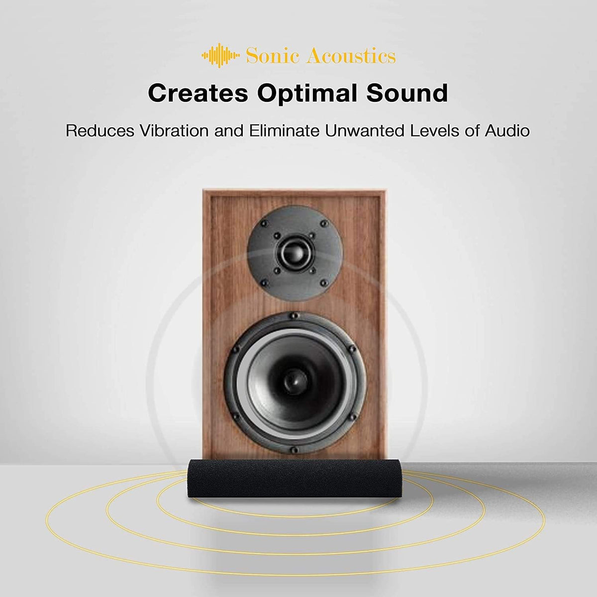 Sonic Acoustics acoustic foam pads packaging display