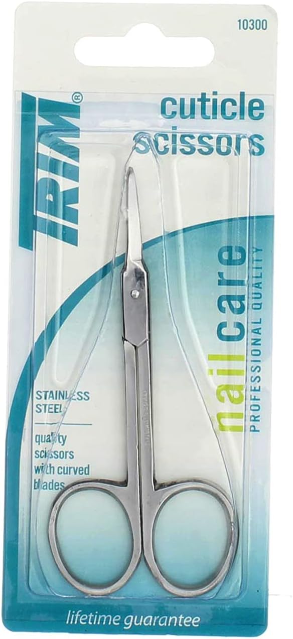 Trim Professional Cuticle Scissors ergonomic handle grip view