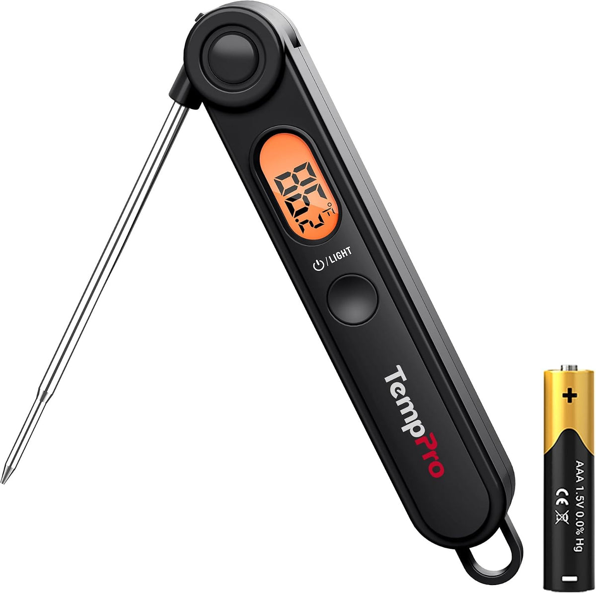 TempPro TempSwift Digital Meat Thermometer for Cooking | Instant Read Thermometer with Backlight, Kitchen Food Thermometer for Grill Smoker BBQ Oil Fry Candy (Previously ThermoPro) - Image 11
