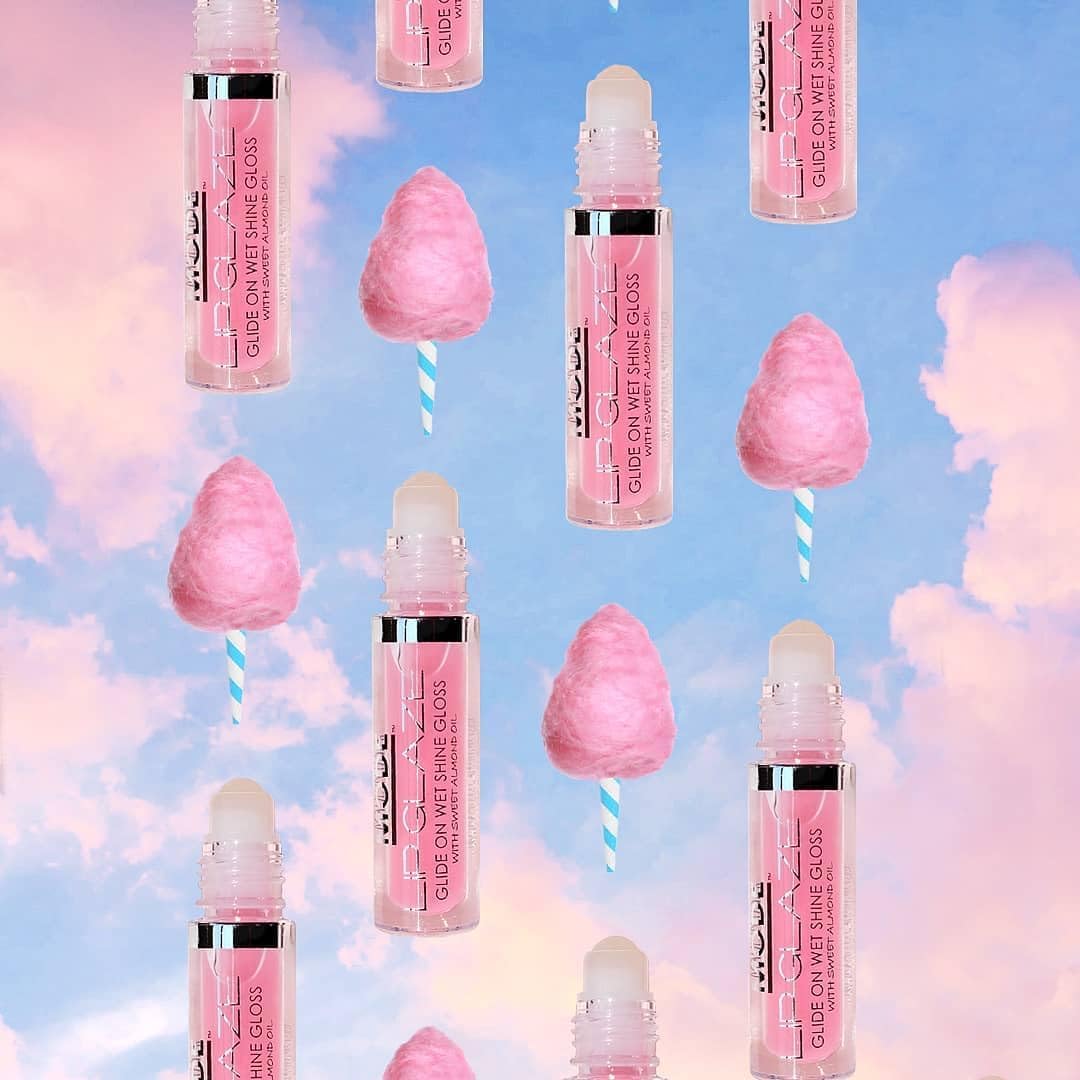 Mode Cosmetics hydrating lip gloss bottle and label details