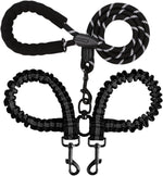 BAOBOTE Double Dog Leash,Dual Dog Leash with Shock Absorbing Bungee Reflective for Two Dogs 360 Swivel No Tangle (Purple) - Image 10