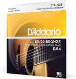 D'Addario EJ10 80/20 Bronze Acoustic Guitar Strings, Extra Light 10-47 | Bright projecting 80/20 bronze acoustic guitar strings deliver crisp tone, reliable performance, and comfortable playability - Image 14