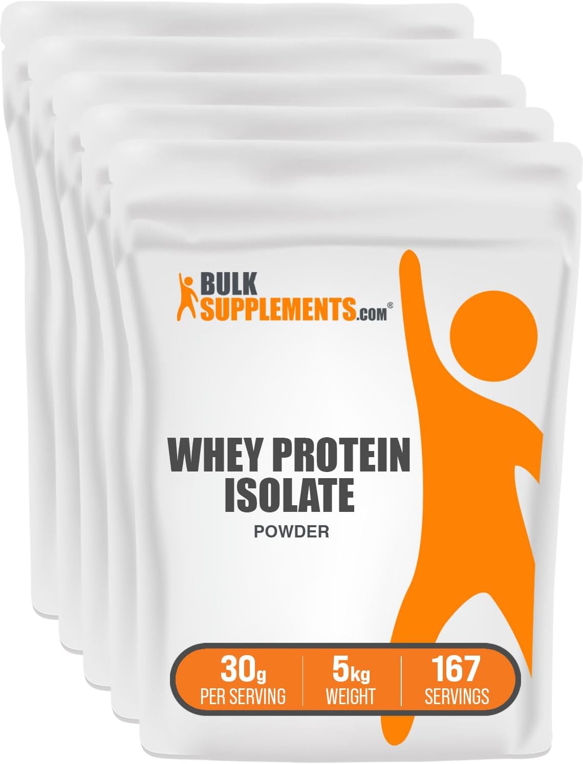Authentic USA imported BulkSupplements whey protein isolate