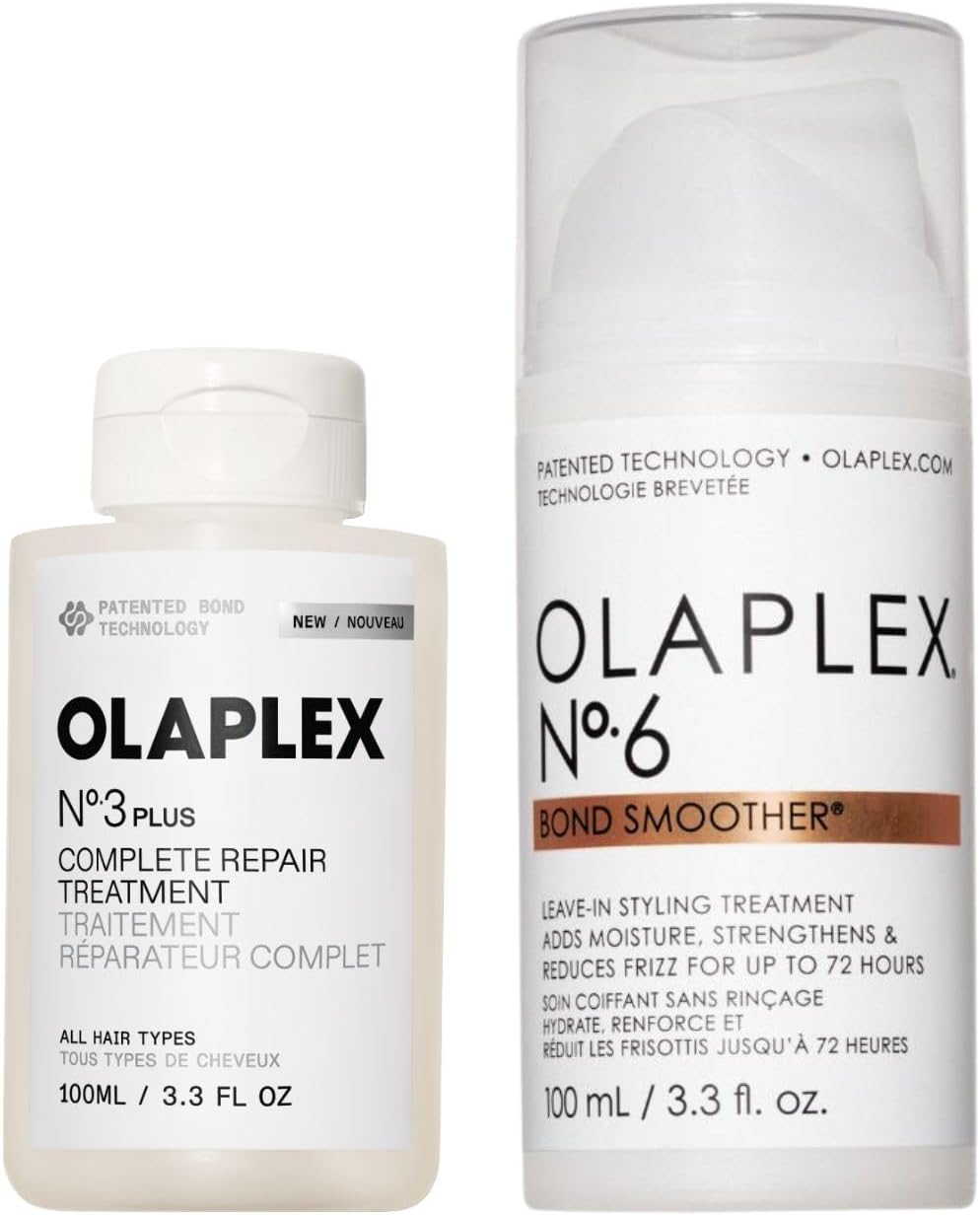 Olaplex Wash and Shine Hair Kit front view showing shampoo conditioner and oil