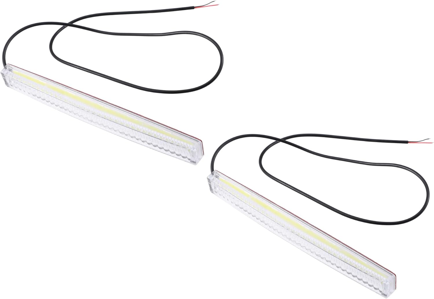 A ABSOPRO LED daytime running light bar front view showing clear plastic lens