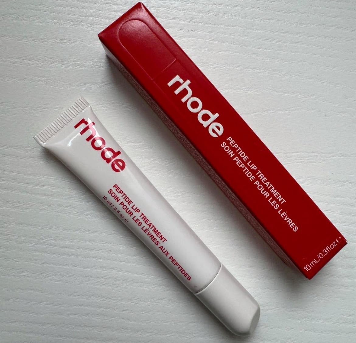 Rhode Peptide Lip Treatment Strawberry Glaze front view packaging