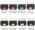 Premium stainless steel animal guide combs designed for professional dog and cat grooming