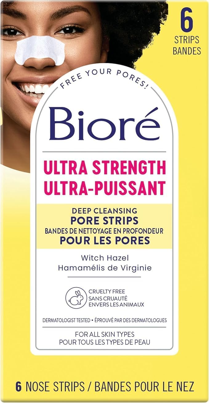Biore Ultra Strength Deep Cleansing Pore Strips front packaging view