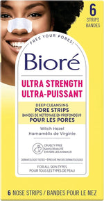 Biore Ultra Strength Deep Cleansing Pore Strips front packaging view