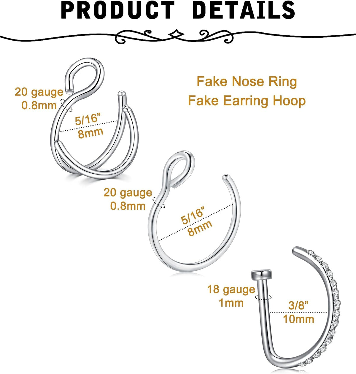 MODRSA septum piercing hoop lifestyle angle
