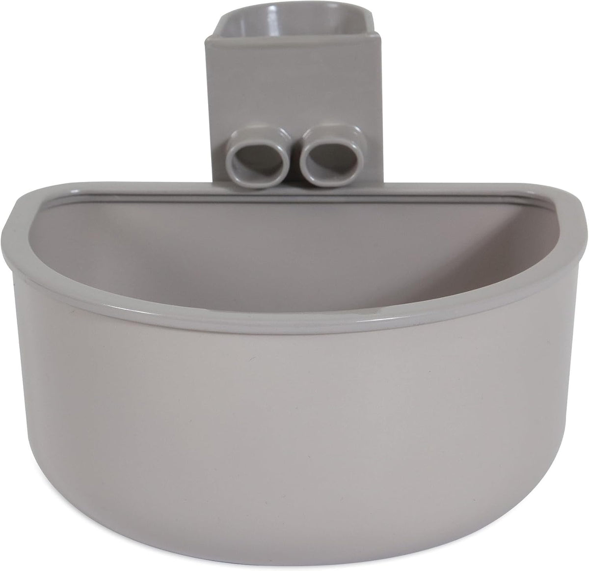 Close-up of the external water refill funnel mechanism