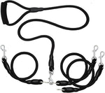 3 Dog Leash No Tangle Heavy Duty Detachable 360 degrees Swivel Device Multiple Dog Leash with Padded Handle for Two/Three Pets (30-200 Lbs) - Image 11