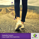 MARS Wellness brown rubber heel cushions for Achilles tendonitis and heel spurs.