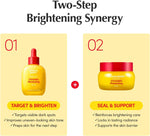 Eqqualberry brightening cream jar and texture display
