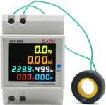 Earumzdq digital single phase energy meter front view display