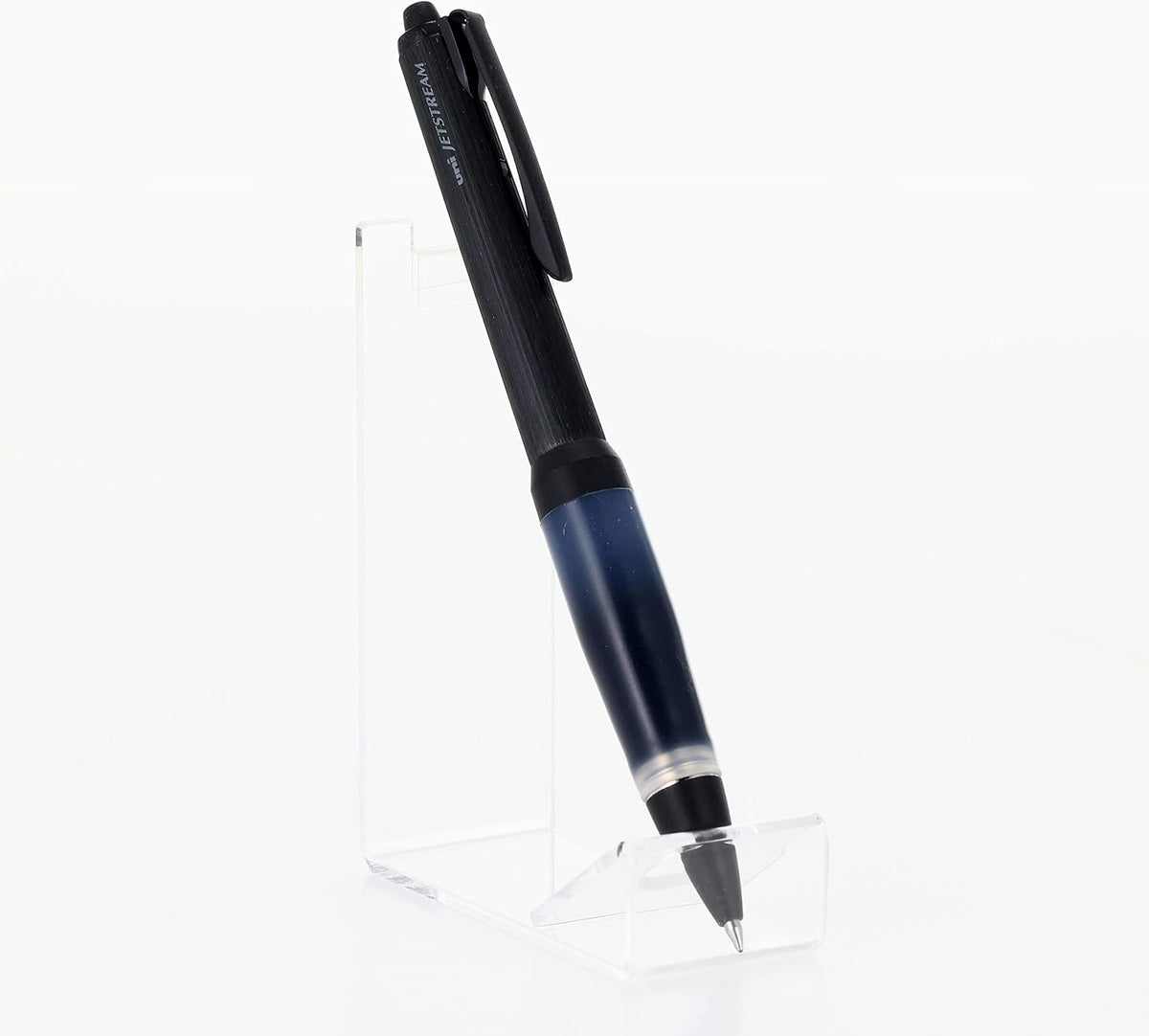 Complete packaging view of Uni Alpha-Gel Jetstream pen