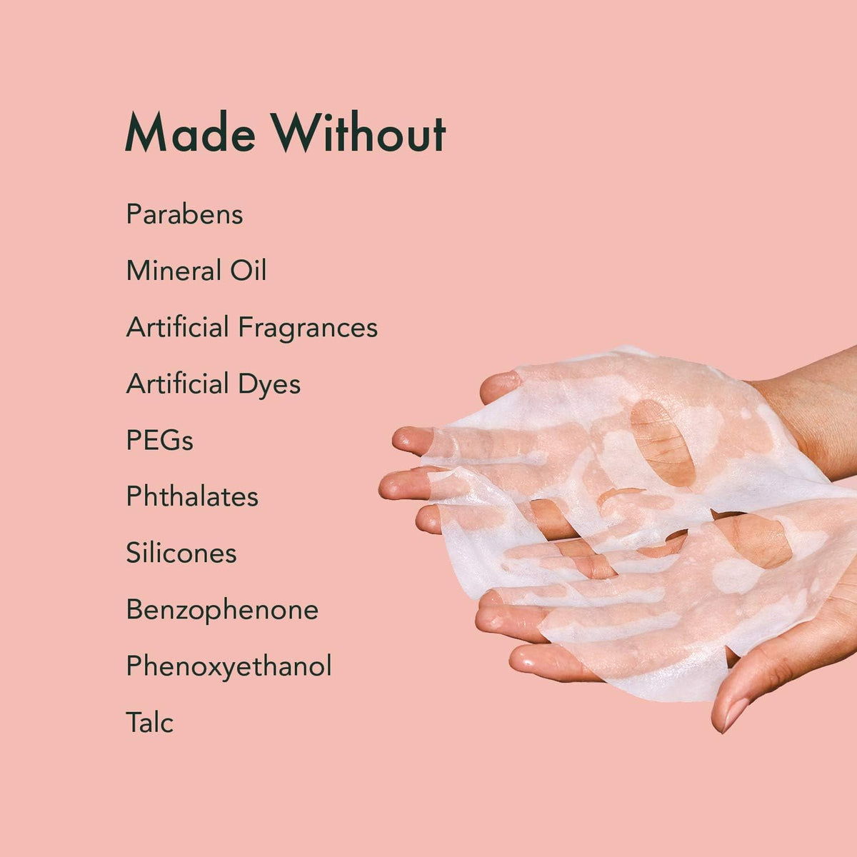 Authentic Rael imported skincare face masks arranged on a clean background.