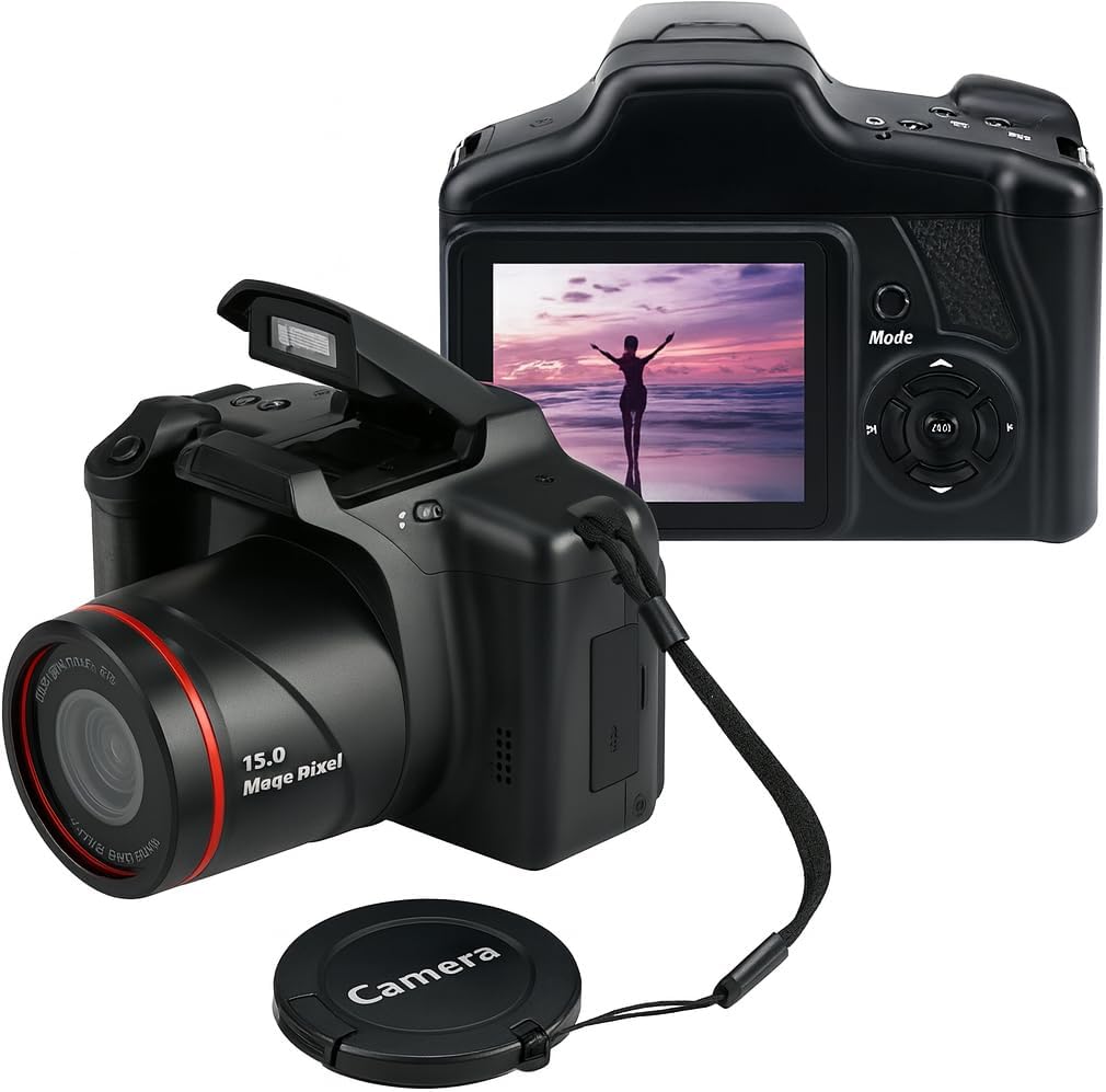Acuvar 16MP Digital SLR Camera, CMOS Sensor, 2.4" LCD, 16X Zoom - Image 1