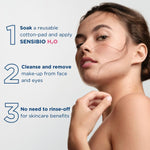 Bioderma Sensibio H2O pump bottle packaging details