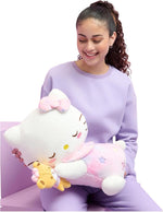 Full length shot of the large Sanrio Kuromi collectible toy