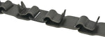 Adjustable pet training collar showing removable individual links mechanism