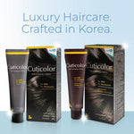 Cuticolor permanent hair color box back view