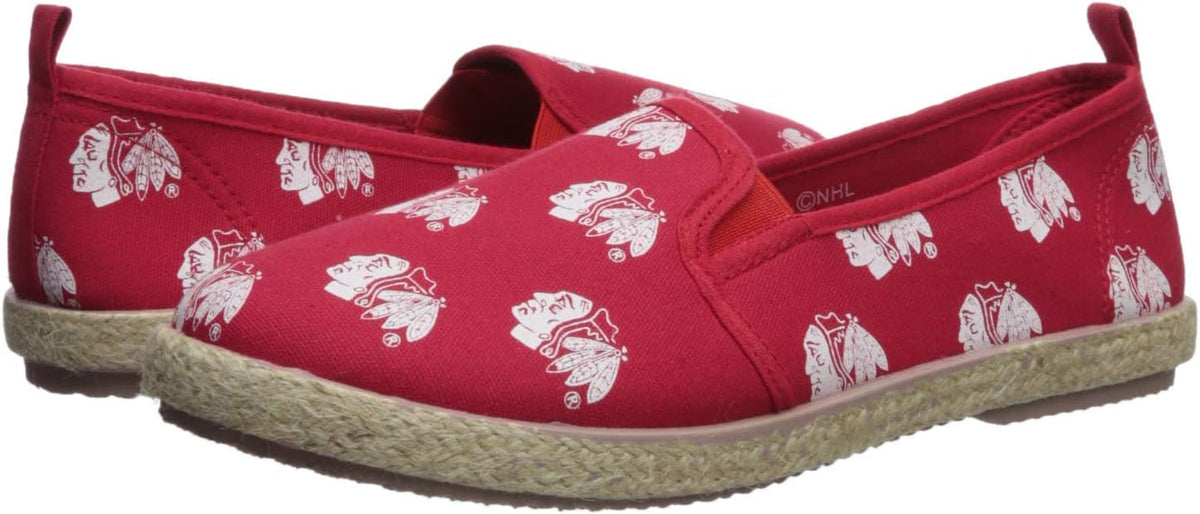 FOCO women espadrille canvas shoe front view