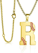 LYNNON alphabet sports necklace lifestyle view