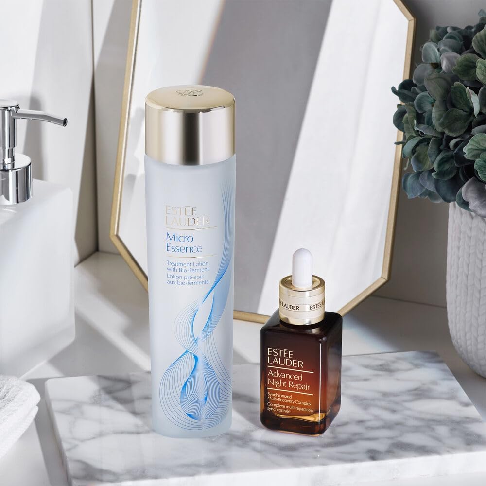 Estée Lauder Micro Essence Bio-Ferment bottle showing the ingredients list clearly