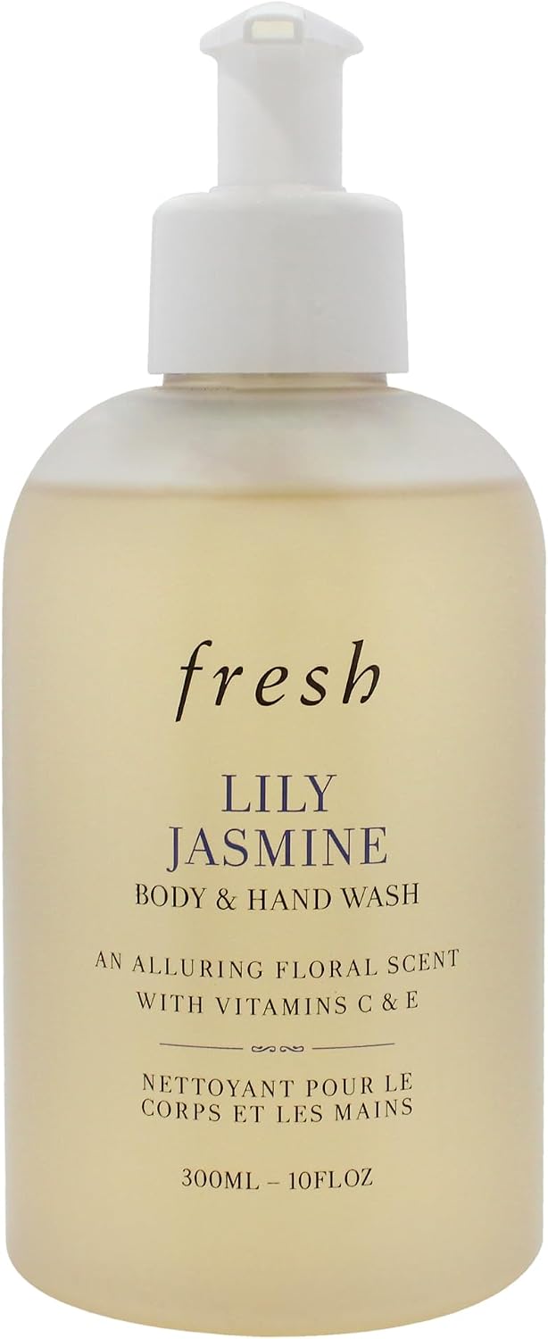 Fresh Lily Jasmine body wash front view bottle package