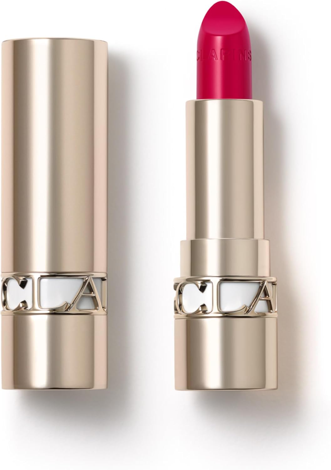 Clarins Joli Rouge Lipstick front view satin makeup