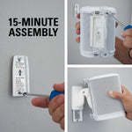 Sanus adjustable speaker mount lifestyle setup