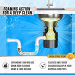 Close up of Active XL foaming tablet action in kitchen sink