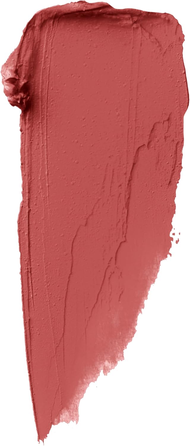NYX liquid lipstick Zurich shade swatch on skin